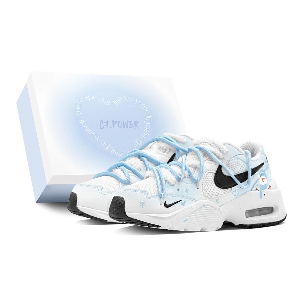 Nike Air Max Fusion Slip Resistant Abrasion Resistant Slip Resistant Abrasion Resistant Low top Running Shoes Women's CJ1671-100(Team88-S-BOX)