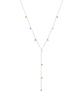 Tatiana [Silver 925] Brilliant Pastel Mix Y-Line Necklace Nz1150