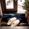 Kombat Dragon In Flames Carpet, Chair Rug,Rug for Office Bedroom Living Rooms, Doormat Decor Fan Gift Christmas Gift