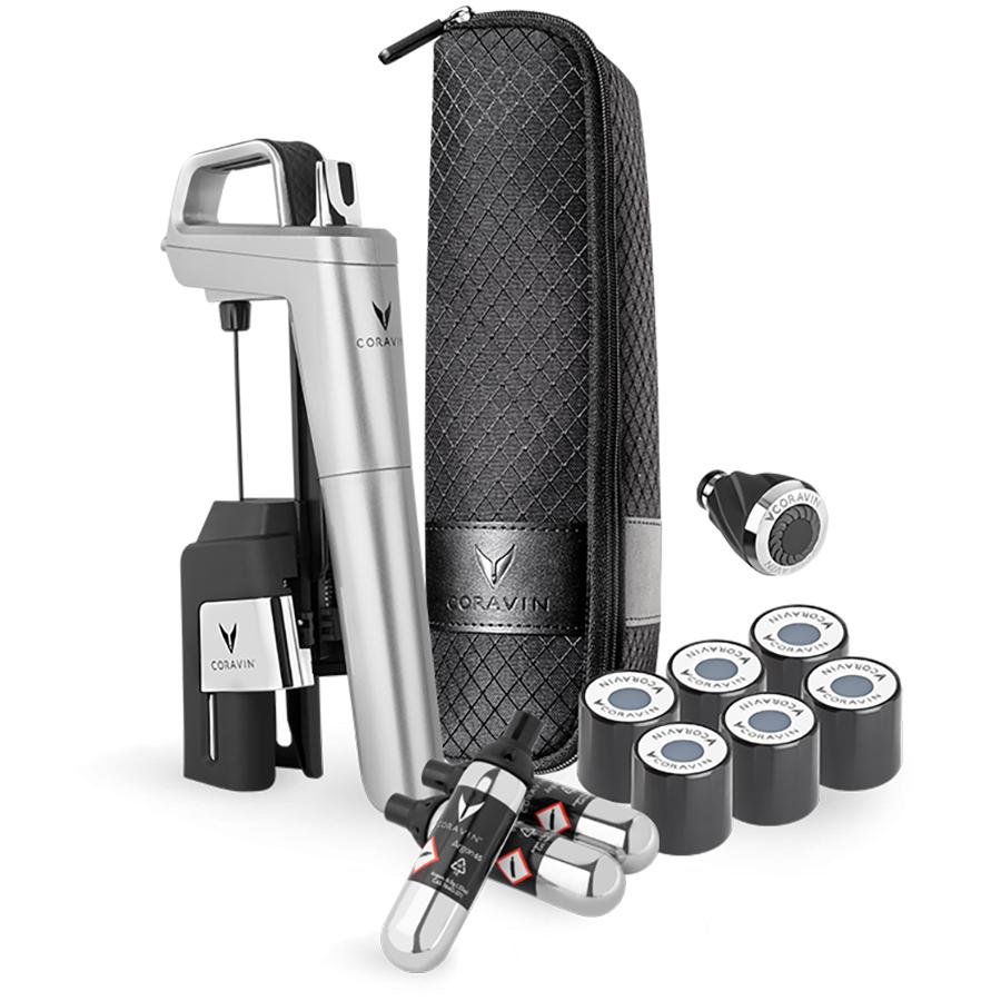 Coravin Timeless Six Plus, Systém na uchovávanie vína, Strieborný
