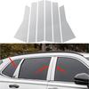 Silvery Car Window Trim Covers Center Film Column B C Pillar Posts Sticker Car Accessories For HONDA CRV 2017-2022 Plated