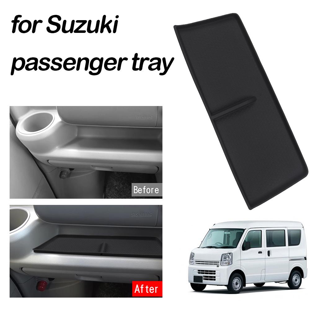 For 24 Suzuki EVERY Passenger Tray Silicone Pad Dustproof Pad Interior Pad Anti-Slip Tray Passenger Table Car Accessory Sto R0D2