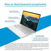PC Portable HP 17-cp2059nf - Windows 11 - 17,3" HD+ - Ryzen 3 7320U - RAM 8Go - Stockage 512Go SSD - AZERTY