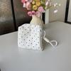 Black Dot Makeup Bag for Women Cosmetic Organizer Pouch Sweet Style Toiletry Bag Case