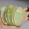 Gua Sha Natural Green Jade Quartz  Stone  Bodys Massage Board Tool