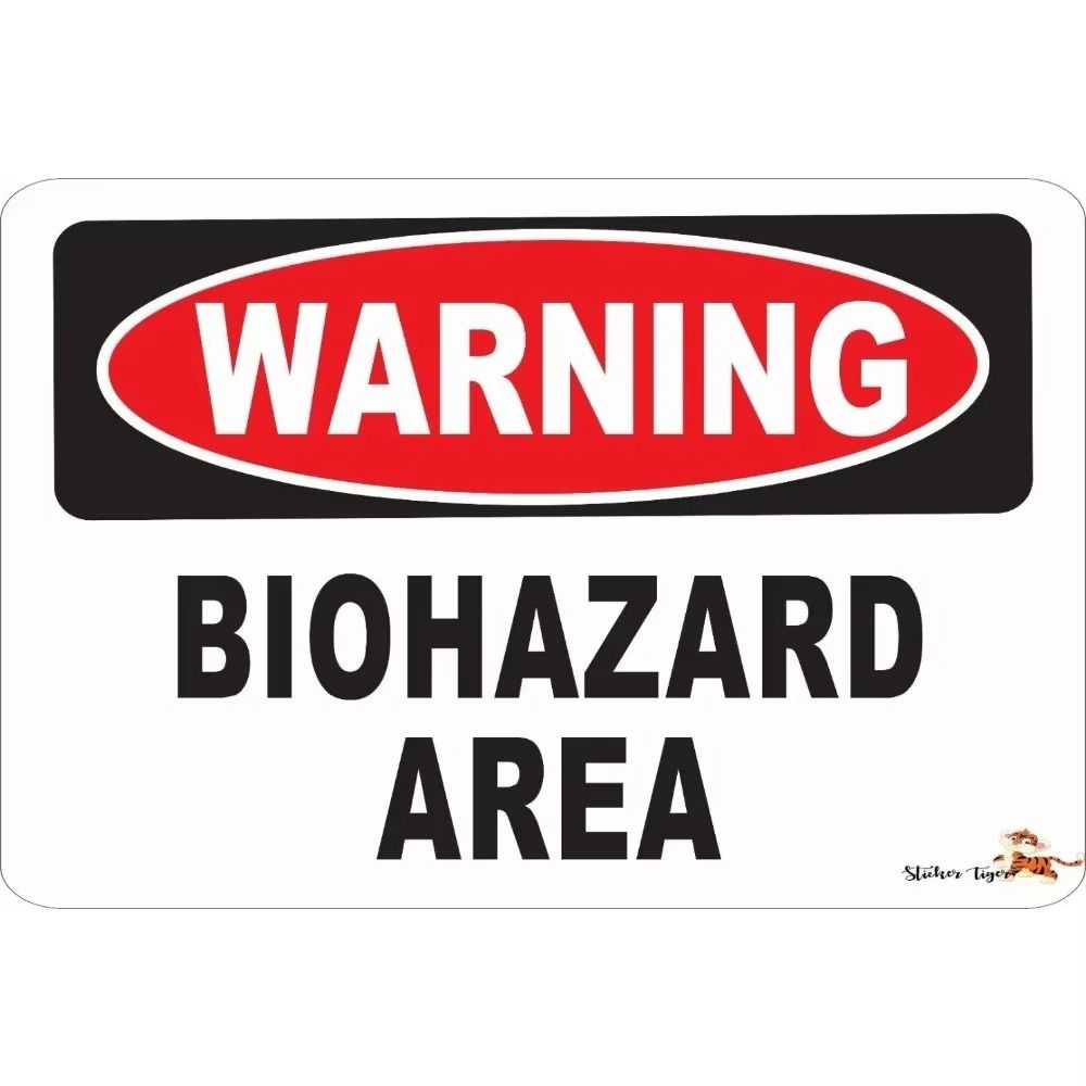 Retro Horror Comedy Metal Sign - No Entry Warning Plaque 20x30cm for Home Garage Bar Decor