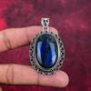 Labradorite Handmade Gemstone Pendant, 925 Solid Sterling Silver Pendant Unique Design Jewelry, For Women