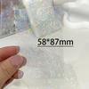 50Pcs Heart Shape Rainbow Star Foil Card Sleeves Top Loading Protector For Board Games Collectible Cards Pos  Tarot