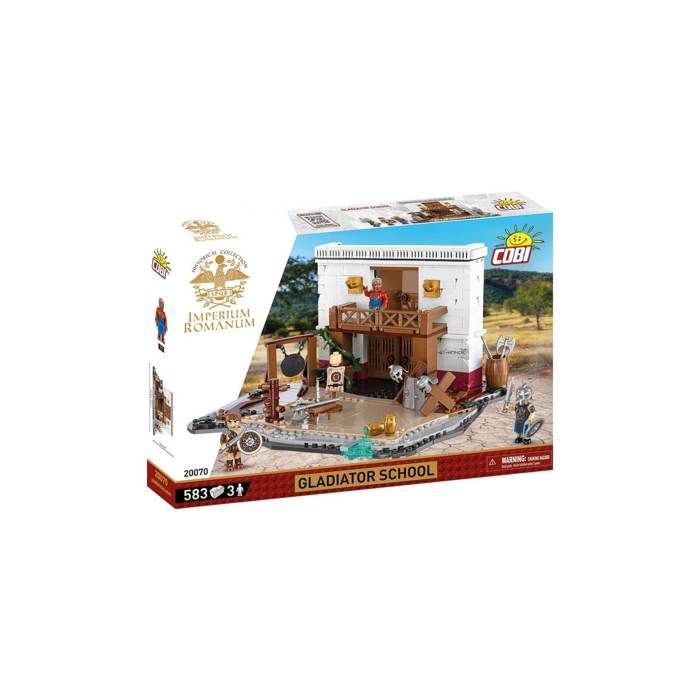 Jeu De Construction - COBI - 20070 - Gladiator School - Marron - À Monter Soi-même
