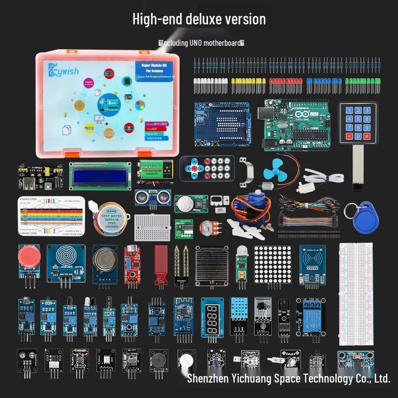 Arduino Uno R3 Beginner's DIY Electronic Kit with Sensor Development Board