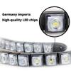 1PCS DRL COB White Flexibles Fog Lights Day Times Running Auto Head Lamp Waterproof 10w Bright Led Car Styling Gluttonous Snake