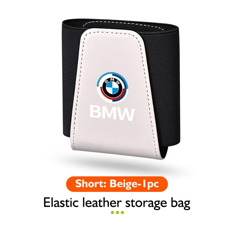 

Car Trash Can Door Storage Box Foldable Seat Back Hanging Organizer Bag For BMW 50th Anniversary Edition E36 E46 E53 E90 E60 E93