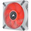 CORSAIR ML120 LED White 120mm Magnetic Levitation Red LED Fan with Single Pack ELITE, Frame, AirGuide, CO-9050126-WW