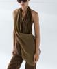 Masimodutti Fluid Halterneck Top