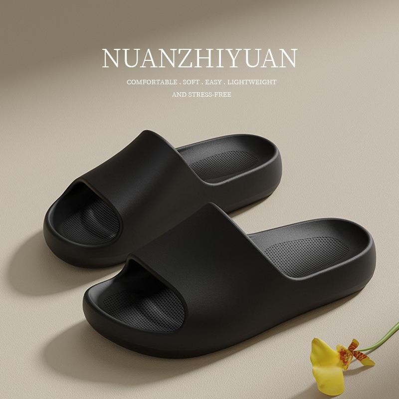 Warm edge eva new cool slippers women's summer home use heightening outer wear beach shoes