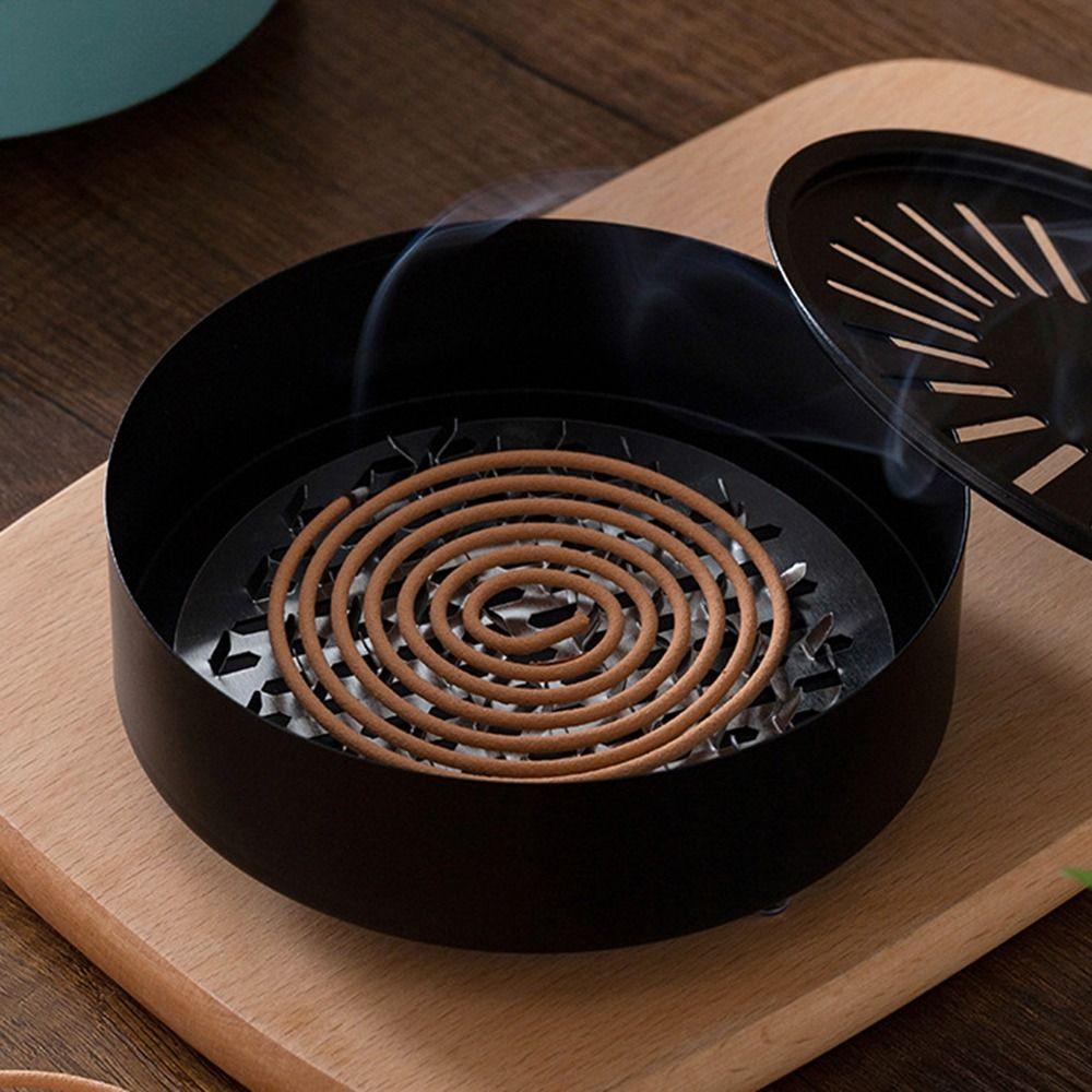 Metal Gnat Coil Holder Multifunctional Incense Holders for Household Bedroom Patio