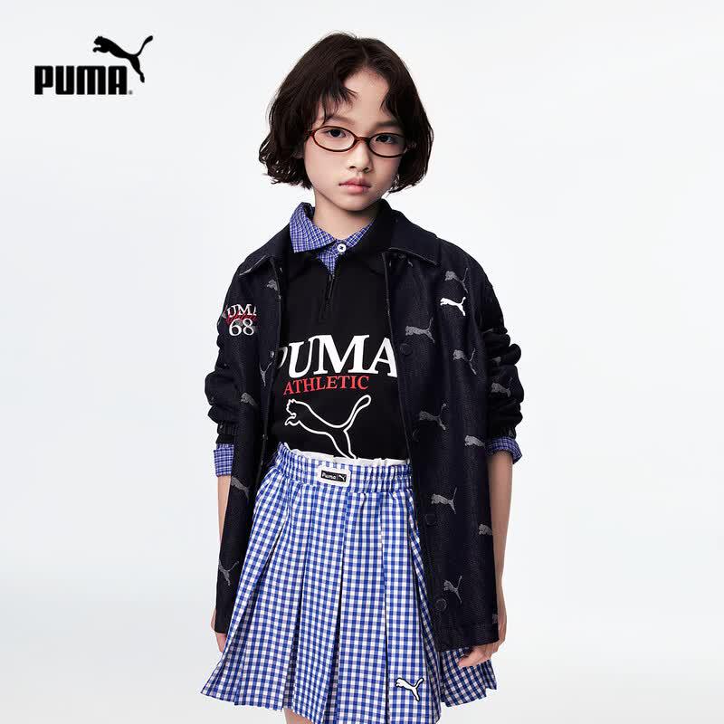 PUMA Kids Casual Denim Jacket 170cm