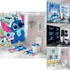 Lilo Stitch Duschvorhang Wasserdicht Schimmelresistent Und Niedlich Heimdekoration