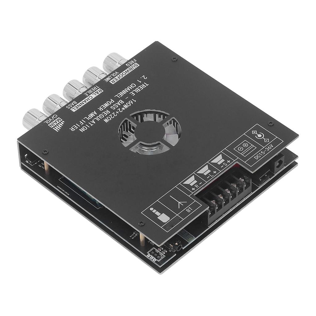 Modul amplificator de putere audio cu control al înaltelor și basului, placă de amplificator de putere Bluetooth pentru magazin