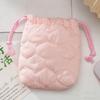 Durable Anti-scratch Camera Bag Portable Dustproof Storage Bag Quilted Drawstring Makeup Bag Multi-Purpose Use
