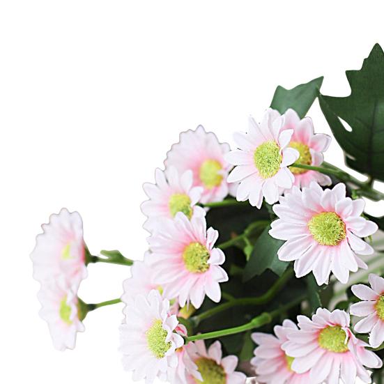 Pianta Artificiale Utile Aspetto Realistico Fiori di Seta Sintetica Lunga Durata