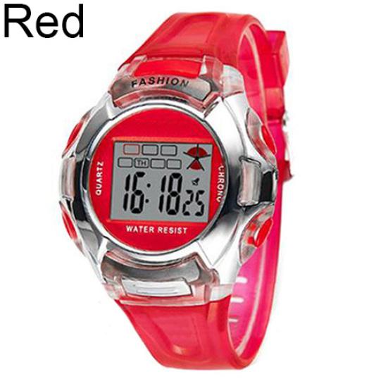 Fashion Kids Unisex Multifunction Waterproof Electronic Sport Digital Wrist Watch