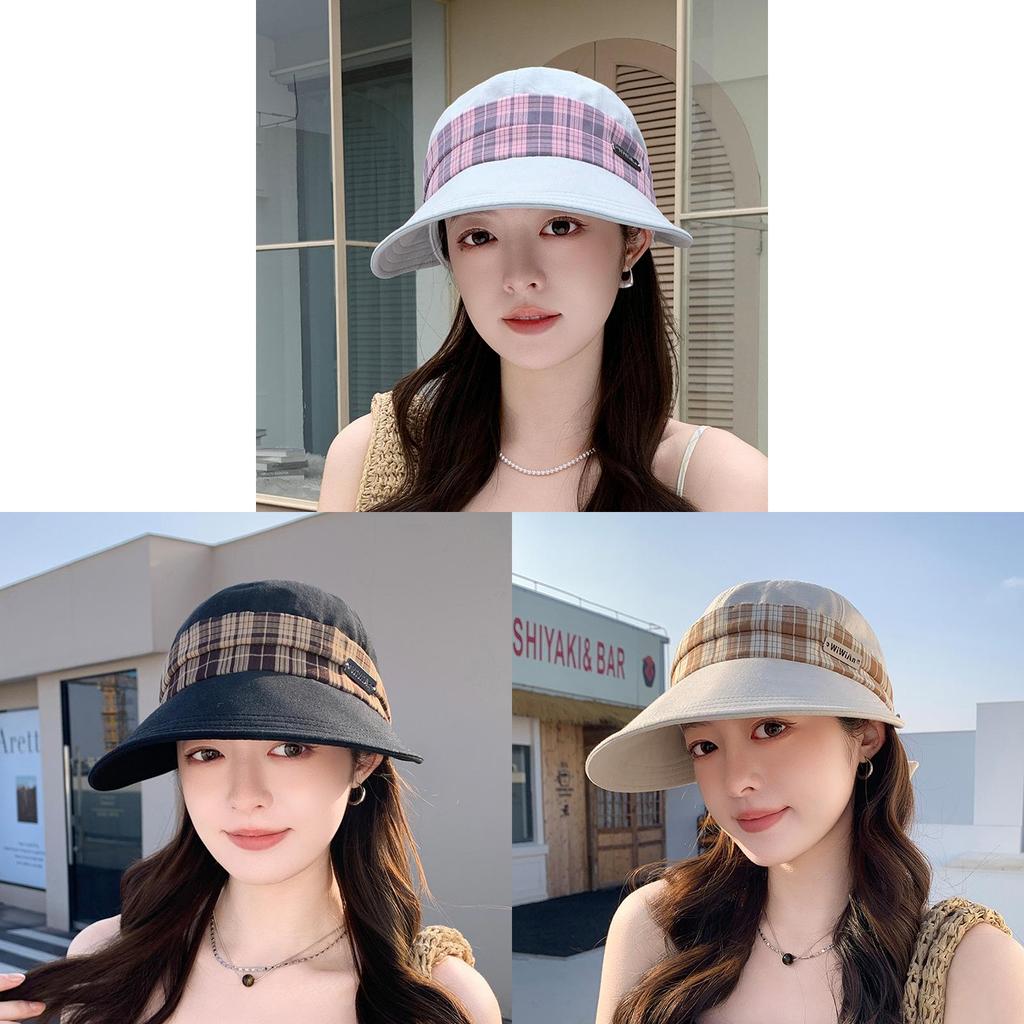 Summer Wide Brim Sun Hat With Breathable Cotton Linen Material For Outdoor Travel And Sun Protection