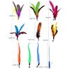 11pcs Replacement Cat Feather Toy Set Feather Replacement Head Retractable Feather Toys Cat Interactive Supplies