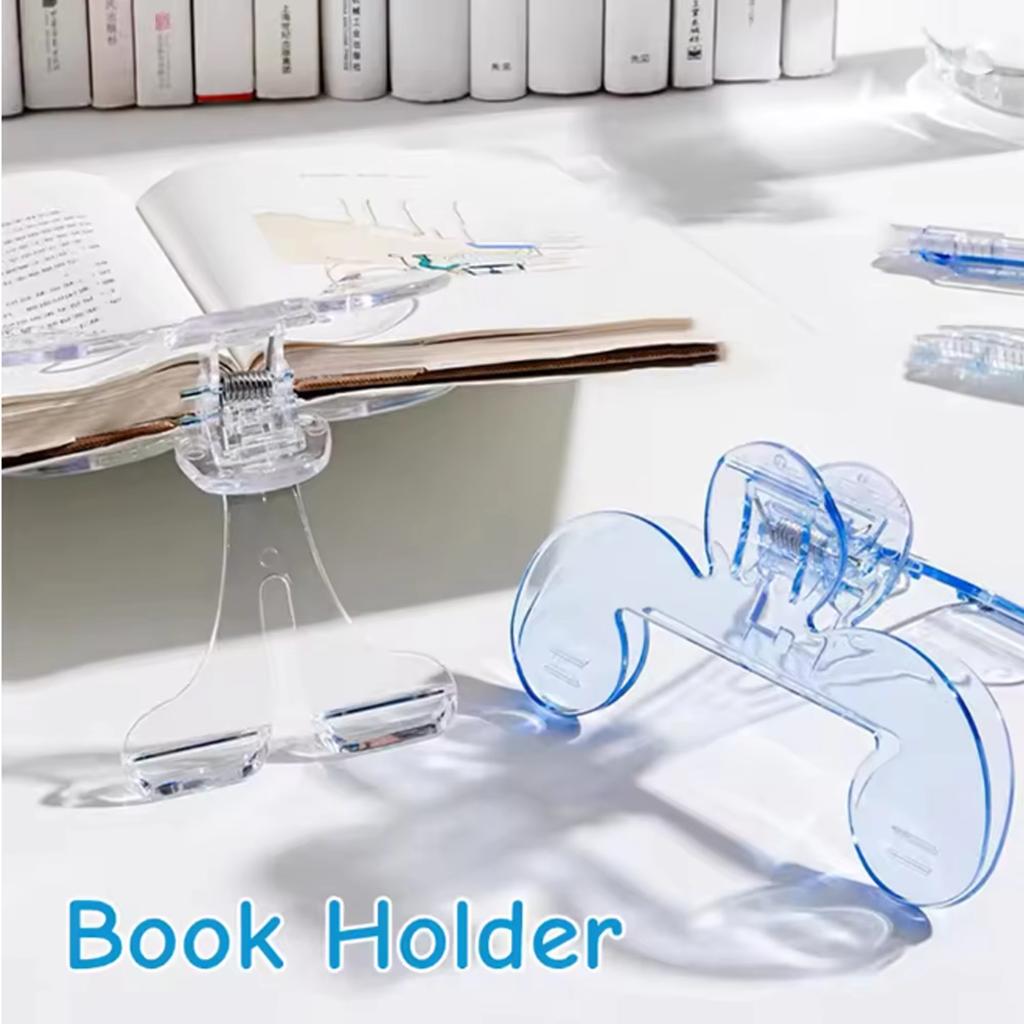 Book Clip 11° Support Angle Reading Aid Easy To Read Fixed Book File Bookmark Stationery School Supplies Anti-Turning Fixed Clip