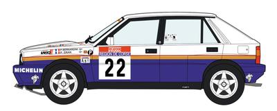 Hasegawa Lancia Delta HF Integrale 16v 1990 Tour de Cors Rally Model Plastikowy 20573 1/24