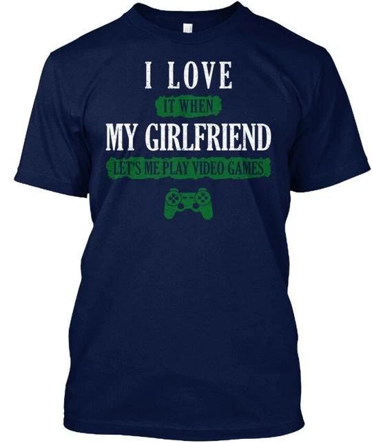 

Boyfriend Gamer Funny Gift T shirt Made in the USA Size S to 5XL 2XL