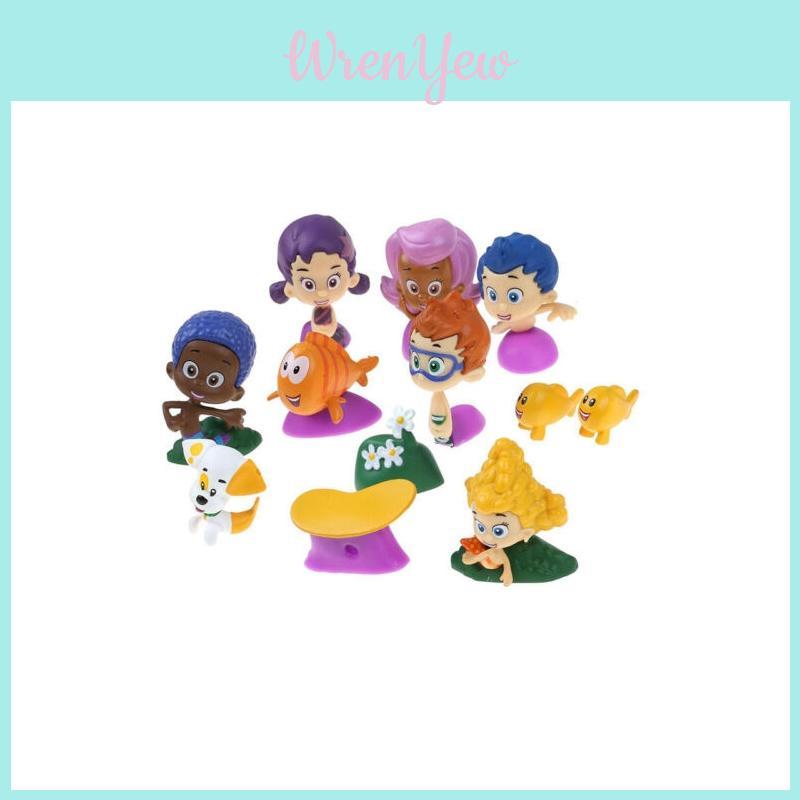 Guppies 12 Figure Set Pvc Toy With Premium Quality And Timeless Design**