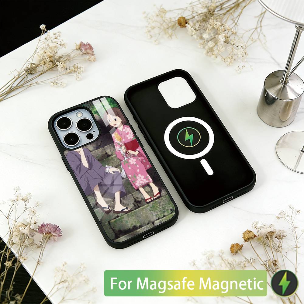 Hotarubi No Mori E Phone Case For iPhone17,16,15,14,13,12,11 Plus,Pro Magnetic For Magsafe Wireless Charging