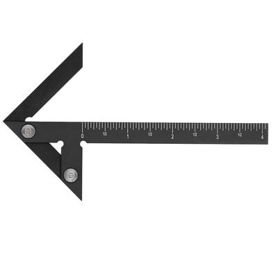 Center Scribe Gauge Line Circle Marker 45 90 Degree Angle Finder Imperial Aluminum Alloy Woodworking Measuring Tool