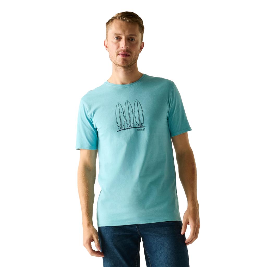 Regatta Mens Cline IX Surfboard T-Shirt
