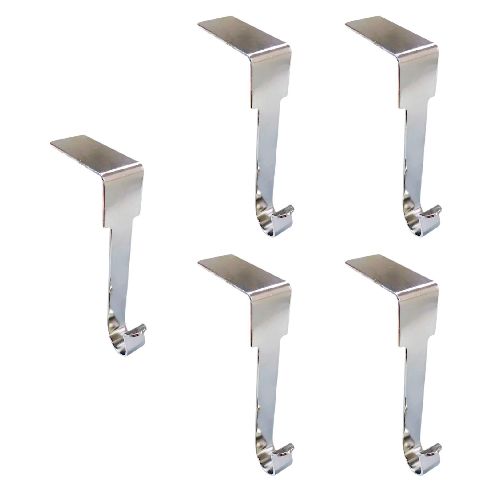 

5x Christmas Stockings Holder Metal Hooks Non Skid Hang Christmas Stockings