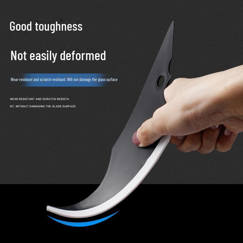 Multi-Shape Car Film Scraper Set: Thin Edge, Triangle, Fish-Shaped Scrapers for Film Application and Edge Tucking.