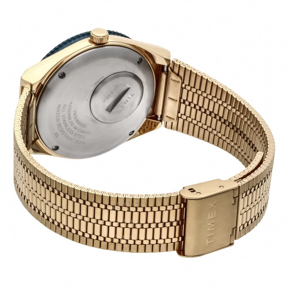 [Timex] Q Timex 38mm America Watch Tw2u62000 Watch Blue Dial Stainless Steel Acryl Quartz