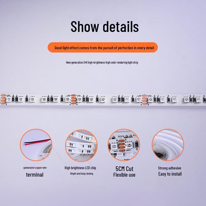 OEING Self-Adhesive RGB LED Strip Light