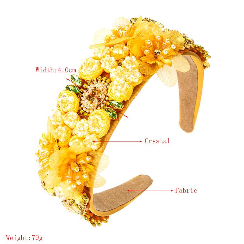 Luksusowe Kryształowe Opaski na Głowę z Kwiatami z Cyrkonii Błyszczące Słodkie Akcesoria do Włosów na Imprezę dla Kobiet Opaska do Włosów