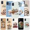 Animal Cute Cartoon Sloth Coffee Phone Case for Samsung Galaxy A52 A51 A50S A12 A22 A32 A72 A10S A30S A31 A71 Note 20 Ultra 10 P