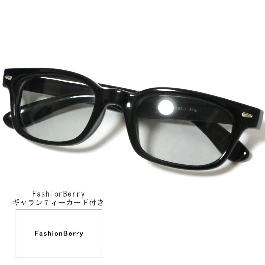 Black x Light Smoke Fashion Glasses for Men and Wellington UV Clear Colored Thick [FashionBerry] Sunglasses, Women, Style, 99% Protection,