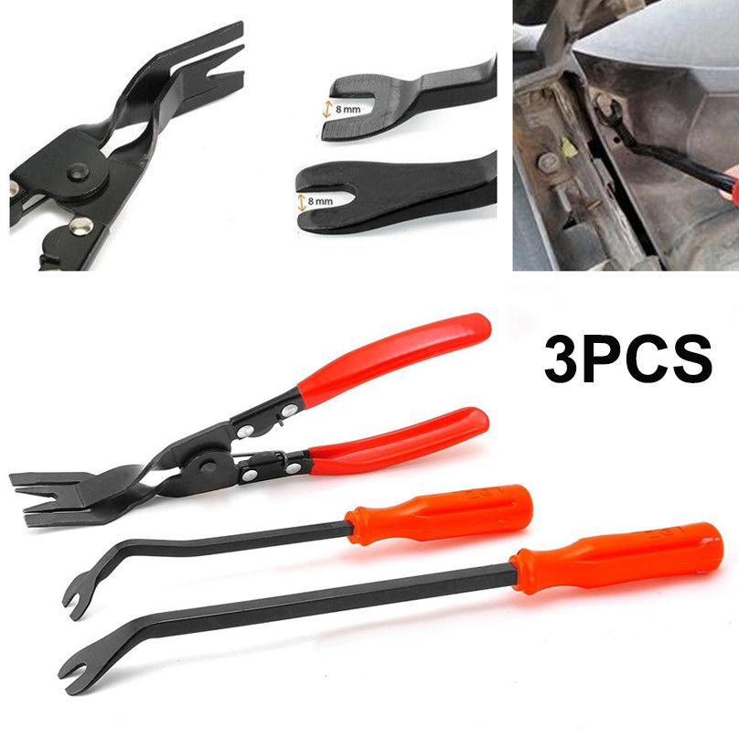 

[3 Pcs] Car SUV Clip Plier Set & Fastener Remover Essential Combo Repair Kit