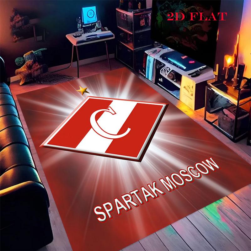 Spartak Moscow Blaze Carpet Rug for Living Room Bedroom Home Sofa Decoration,Kids play Nonslip Floor Mat