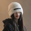 Fashion Women Warm Cap Simple Winter Woolen Knitting Bonnet Solid Colors Ins Versatile Skullcap Autumn Beanies for Lady New Hat