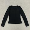 European and American Gothic fashion printed street slimming sexy long sleeved top