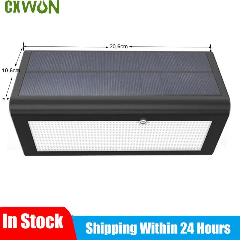 

Супер яркий 48-светодиодный солнечный светильник, уличный водонепроницаемый датчик движения, 4 режима освещения, солнечный прожектор для безопасности сада, двора, патио White Lighting чёрный