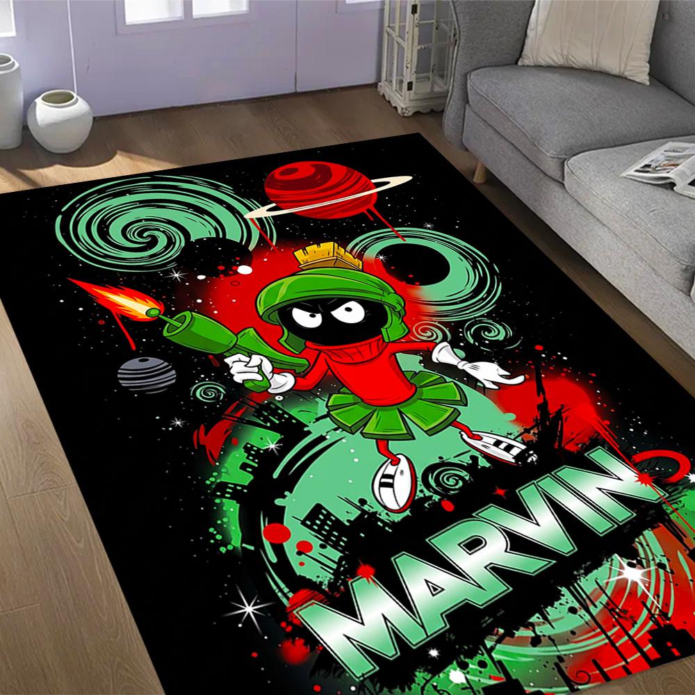 Space Adventure With Friends Themed Anti-Slip Rugs - Polyester Home Decor, Suitable for Bedrooms, Living Rooms, Doorways, Studios, and Decorations