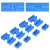 Digibase Plarail Set Joints and 4 Original Infinite Combinations for Creative Product Number 19116 (4 Convex-Convex Concave-Concave Joints), Blue,
