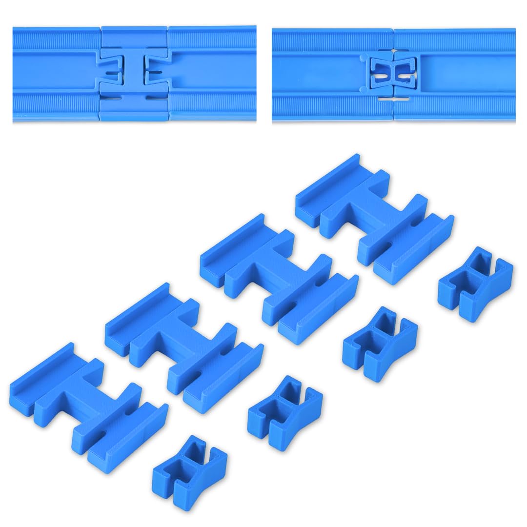 Набор Digibase Plarail (4 выпукло-выпуклых соединения и 4 вогнуто-вогнутых соединения), Оригинальный Синий, Бесконечные Комбинации для Творческого Развития, Продукт